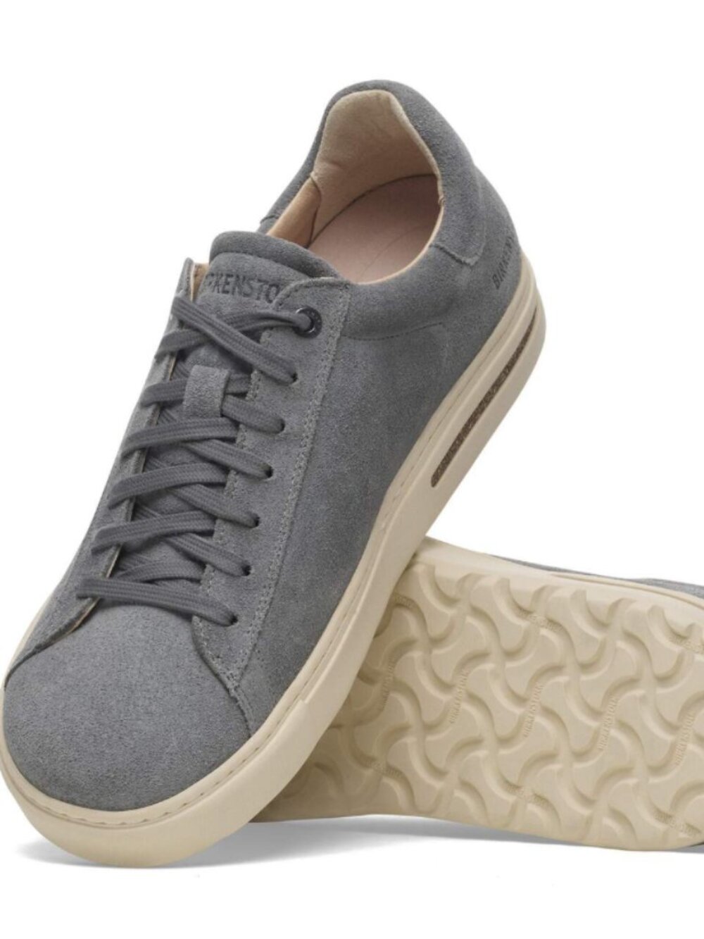 Birkenstock Bend Low Basalt Gray Suede Leather Narrow Width Shoe
